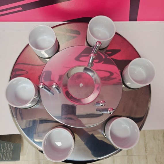 8-8-76061-5-Hogar cocina Fuente para chocolate Fondue 23 piezas