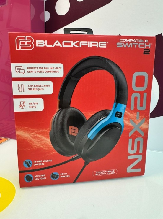 9-9-76010-3-Auriculares compatible nintendo switch 2 blackfire nsx-20