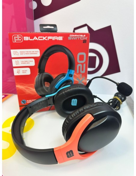 9-9-76010-4-Auriculares compatible nintendo switch 2 blackfire nsx-20