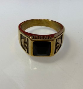 7-9-75680-1-Anillo acero hombre tipo sello piedra negra t 27