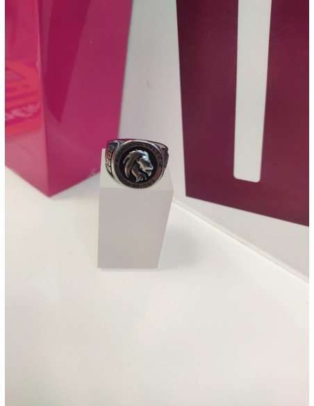 7-9-75661-1-Anillo acero plateado con simbolo de leon T22