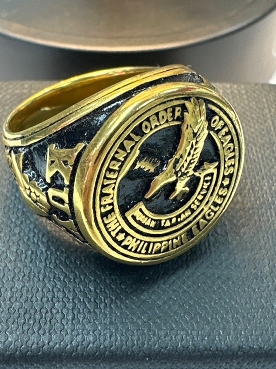 7-9-75537-1-Anillo acero dorado con aguila T23