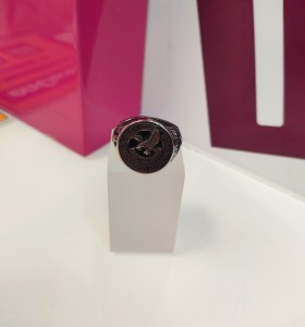 7-9-75499-1-Anillo acero plateado con aguila T27