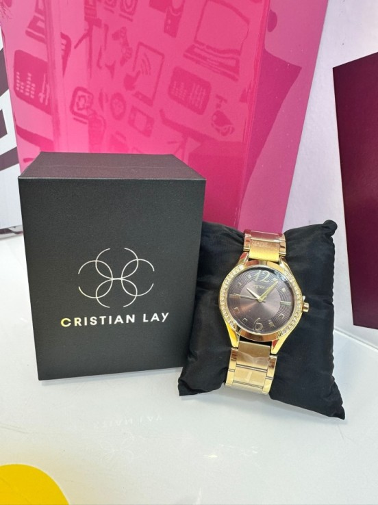 7-9-74615-2-Reloj pulsera caballero cristian lay 1-20996-6 (sin uso)