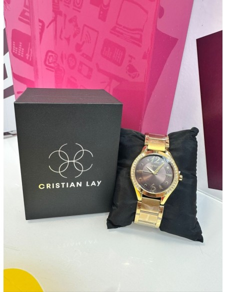 7-9-74615-2-Reloj pulsera caballero cristian lay 1-20996-6 (sin uso)