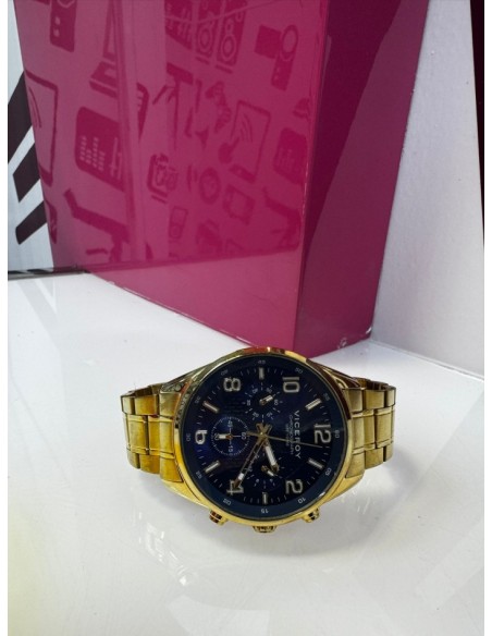 7-9-63307-1-Reloj Pulsera Caballero Viceroy Dorado 401017