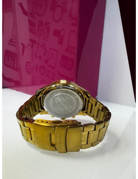 7-9-63307-3-Reloj Pulsera Caballero Viceroy Dorado 401017
