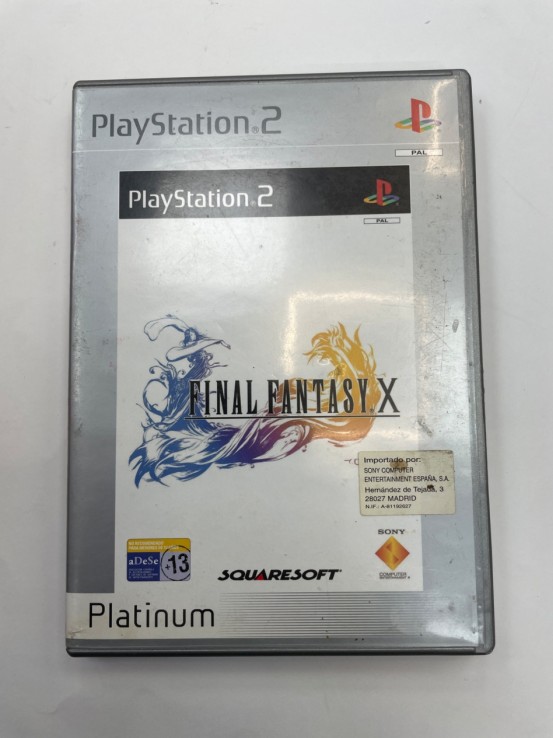 1-1-268049-1-Videojuego PS2 Final fantasy x versión platino