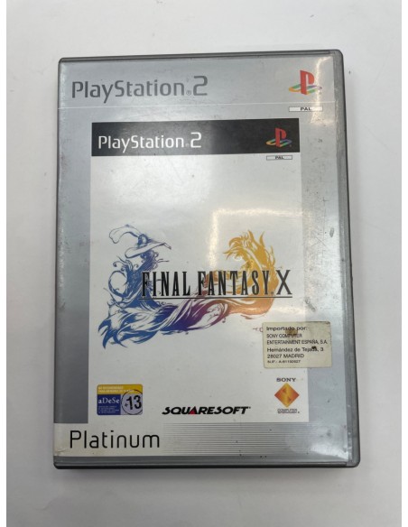 1-1-268049-1-Videojuego PS2 Final fantasy x versión platino