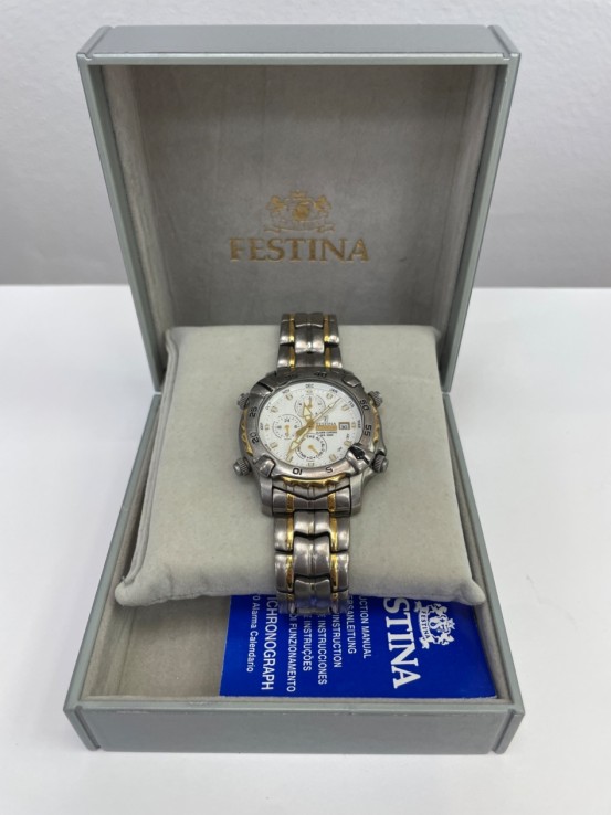 1-1-269591-1-Reloj Pulsera Caballero Festina Titanium Alarm Chrono