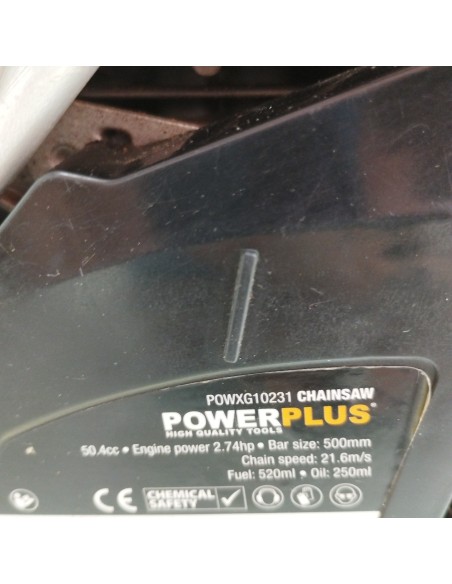 6-6-160779-4-Sierra PowerPlus Motosierra De Gasolina 50cm