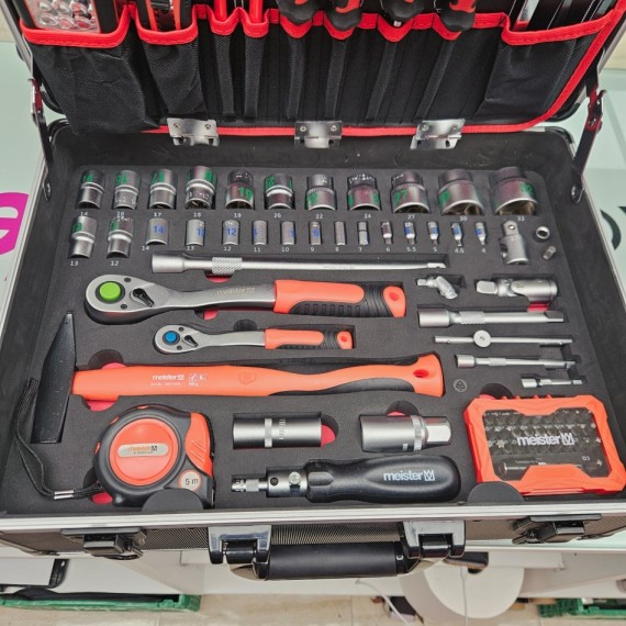 8-8-76148-4-Kit Herramientas Variadas Meister Carro De Herramientas 238piezas (Nuevo)