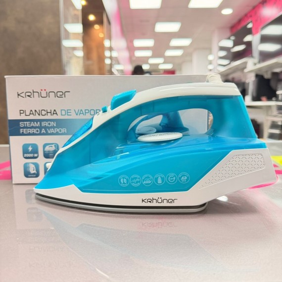 7-7-85316-1-Plancha Vapor Krhuner 2000W Sin Uso