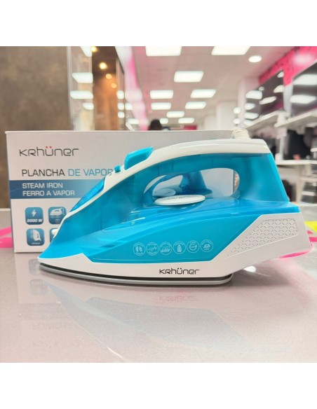 7-7-85316-1-Plancha Vapor Krhuner 2000W Sin Uso