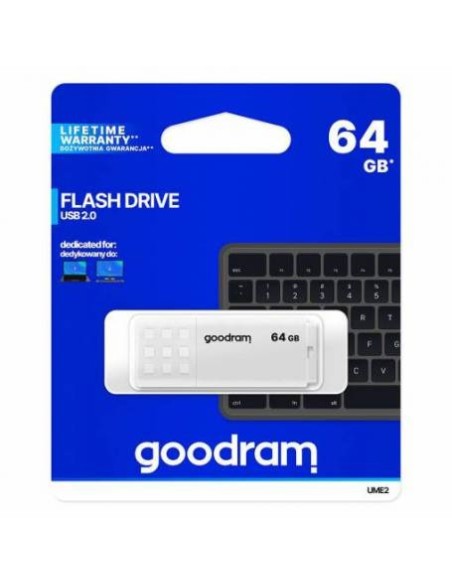 6-6-167336-1-Pendrive USB 2.0 Goodram 64GB UME2 Blanco