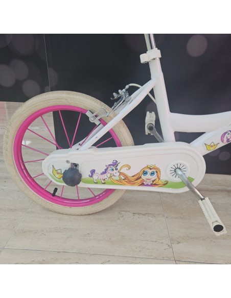 8-8-76130-3-Bicicleta Nino Princess rosa y blanca