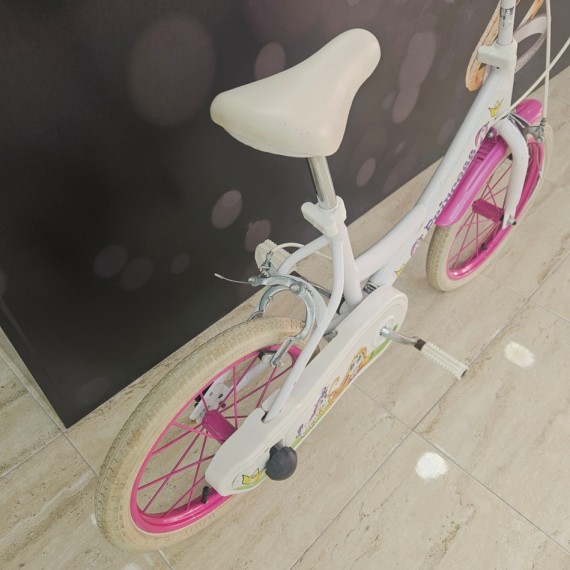 8-8-76130-6-Bicicleta Nino Princess rosa y blanca