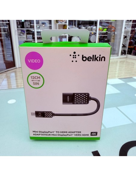 8-8-76226-1-Cable Hdmi adaptador Belkin Mini DisplayPort a HDMI compatible con 4K. 