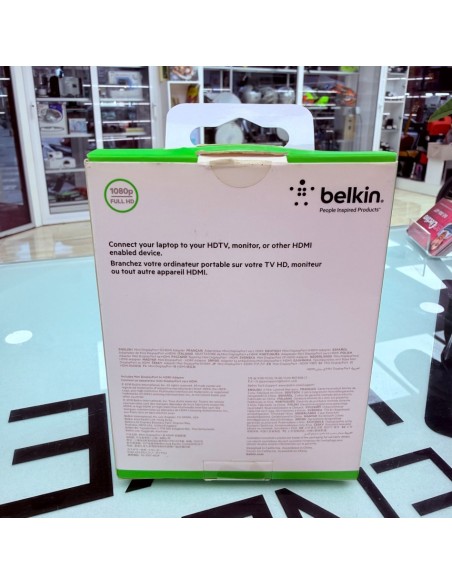 8-8-76226-3-Cable Hdmi adaptador Belkin Mini DisplayPort a HDMI compatible con 4K. 