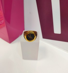 9-9-75585-1-Anillo acero dorado con simbolo de yin y yang T22