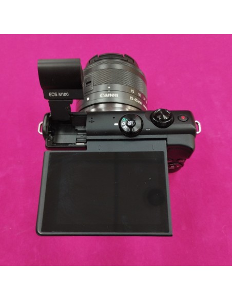 7-6-164058-2-Cámara Digital Compacta Canon EOS M100 BK M15-45mm