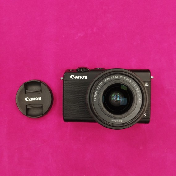 7-6-164058-3-Cámara Digital Compacta Canon EOS M100 BK M15-45mm