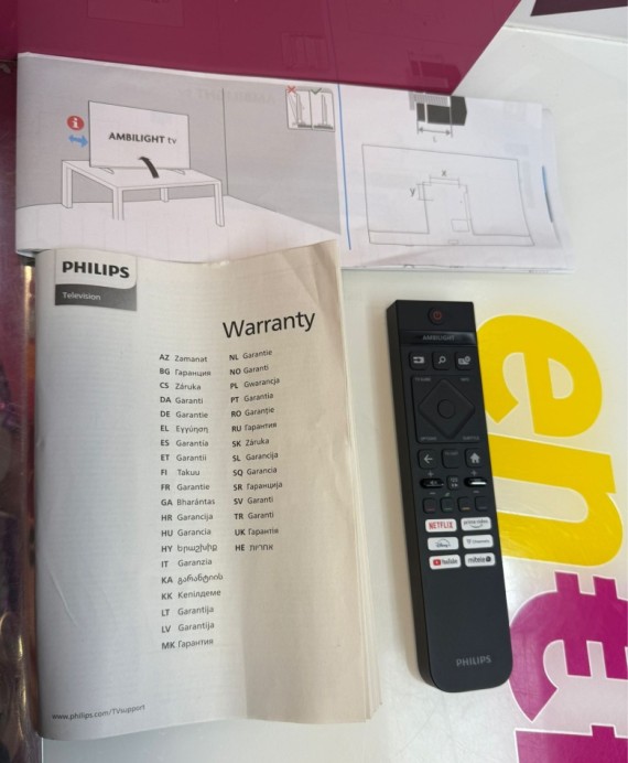 9-9-74826-7-Televisor LED SMART philips 8200 series 4k qled ambilight 