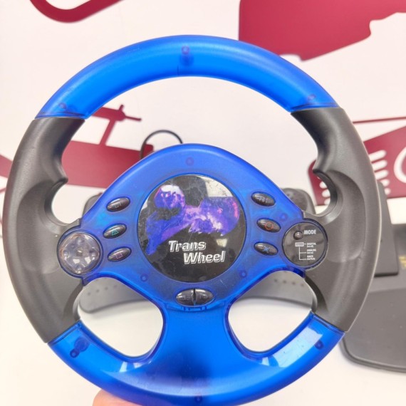 8-8-76183-3-Accesorios Ps2 volante y pedales Trans Wheel