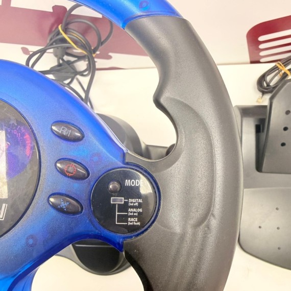 8-8-76183-6-Accesorios Ps2 volante y pedales Trans Wheel