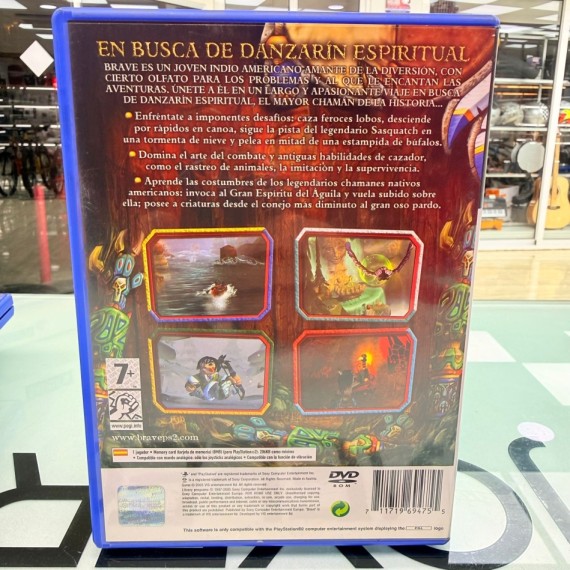 8-8-76246-3-Videojuego PS2 Brave: La Búsqueda de Danzarín Espiritual