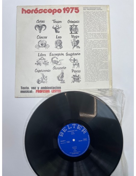 1-1-269689-2-Vinilo Horóscopo 1975 Profesor Lester