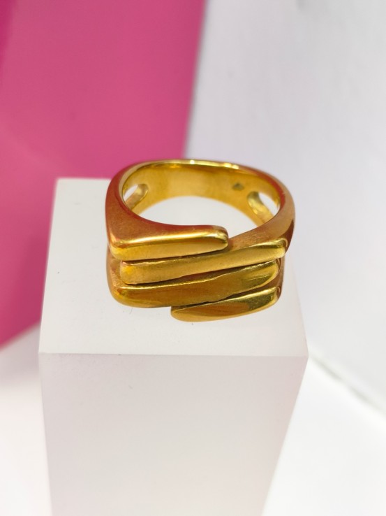 1-9-75740-1-Anillo acero dorado T17