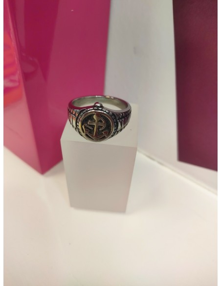 1-9-75669-1-Anillo acero plateado con simbolo de ancla T29