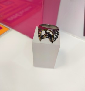 1-9-75596-1-Anillo acero plateado con simbolo de caballo T24