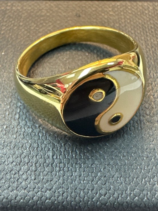 1-9-75580-1-Anillo acero dorado con simbolo de yin y yang T17 