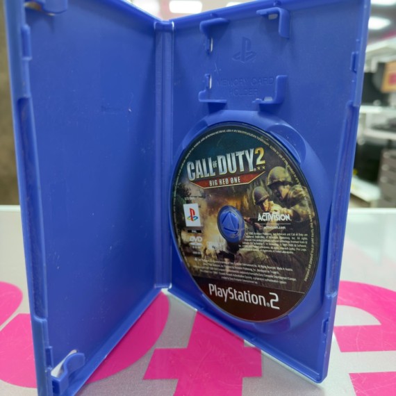 7-7-85347-2-Videojuego PS2 Call of duty 2 Big red one