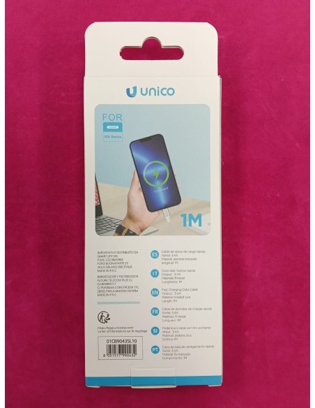 6-6-167241-2-Cable USB a Lightning 1M