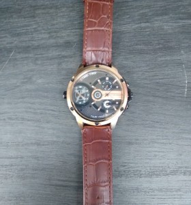 8-9-44887-1-Reloj Pulsera Premium Caballero Police 15049J Marron