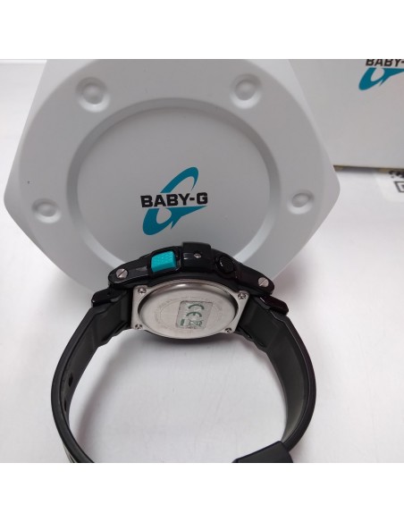 8-9-53265-3-Reloj Pulsera Señora Baby G Bga-180 Negro Rosa