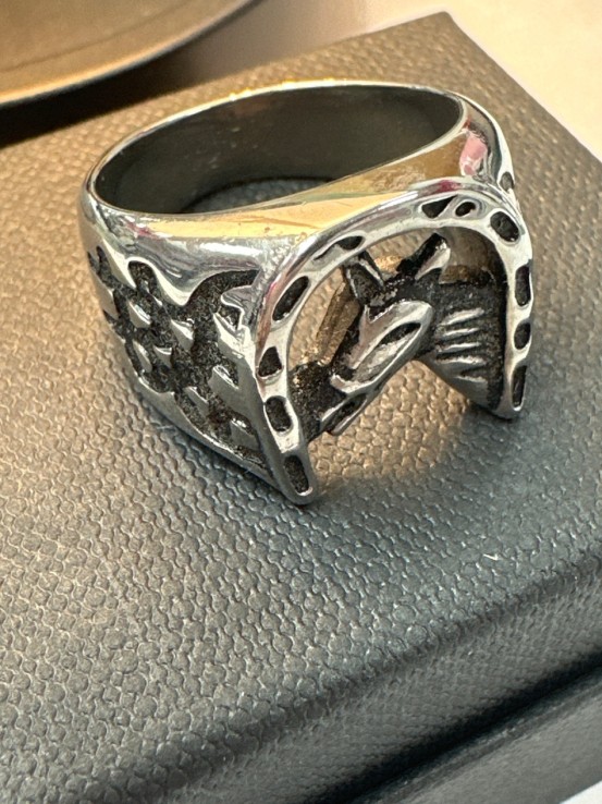8-9-75595-1-Anillo acero plateado con simbolo de caballo T21