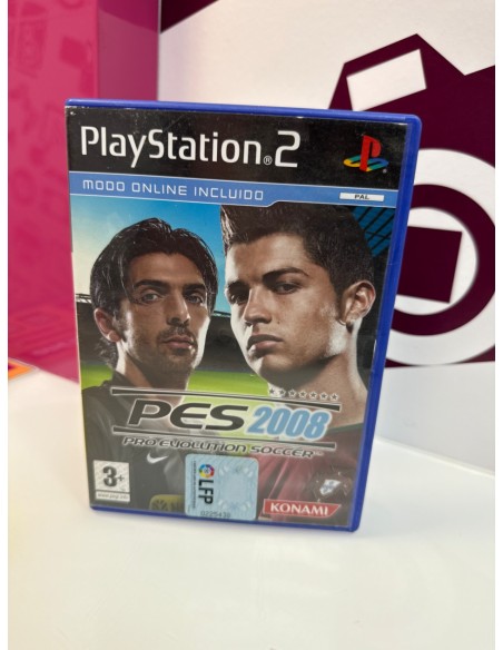 9-9-74459-1-Videojuego PS2 pes 2008 
