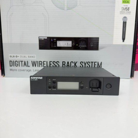 7-7-84628-1-Sonido Sistema Completo Digital Shure GLXD24RE-SM 58 Z4