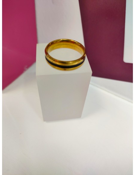 8-9-75771-1-Anillo acero dorado con linea negra fina T21