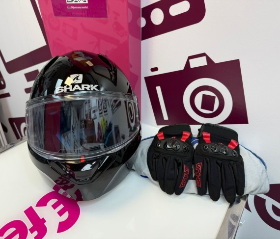 9-9-74050-3-Casco Integral SHARK EVO-ONE 2 Talla XS Intercomunicador