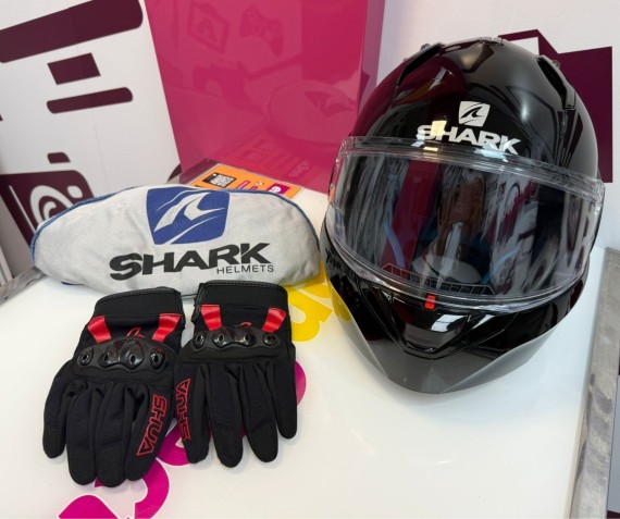 9-9-74050-4-Casco Integral SHARK EVO-ONE 2 Talla XS Intercomunicador