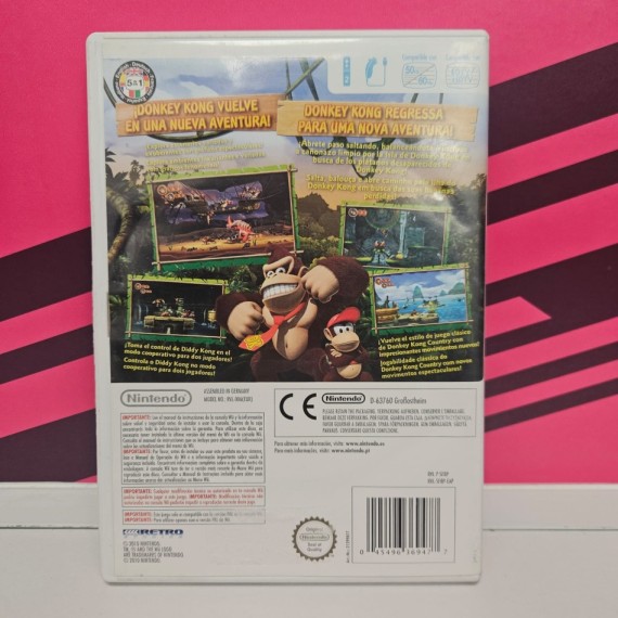 8-8-76422-2-Videojuego Wii Donkey kong country returns
