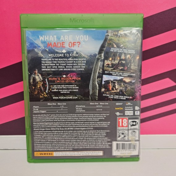 8-8-76443-2-Videojuego Xbox Farcry 4 Limited edition