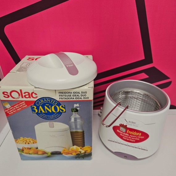8-8-76430-1-Freidora Solac Ideal Duo (Nueva)