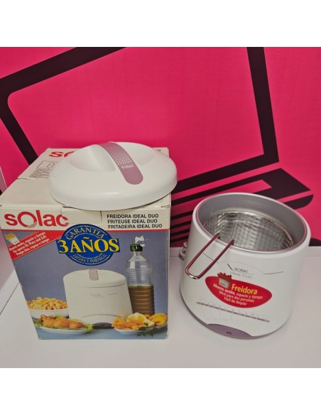 8-8-76430-1-Freidora Solac Ideal Duo (Nueva)