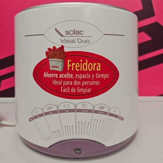 8-8-76430-5-Freidora Solac Ideal Duo (Nueva)